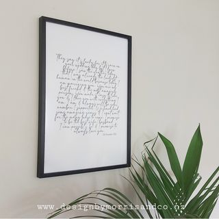 Custom Calligraphy