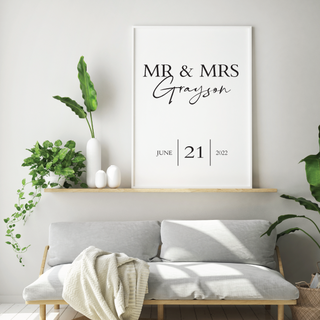 Wedding Date Display