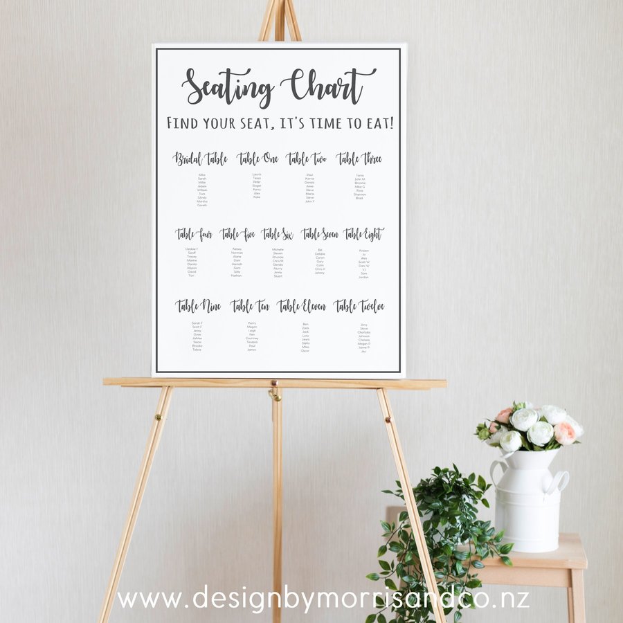 Table Seating Chart