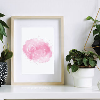 Watercolour Baby Scan